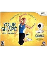 Wii YOUR SHAPE Jenny McCarthy PERSONAL TRAINER W/CAMERA - £35.48 GBP