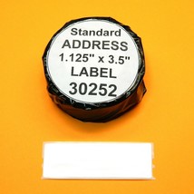 6 Rolls ADDRESS LABELS fit DYMO 30252 - USA Seller &amp; BPA Free - £15.65 GBP