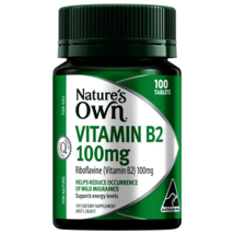 Nature&#39;s Own Vitamin B2 100mg with Vitamin B for Energy - 100 Tablets - £71.76 GBP