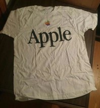 Vtg Rainbow Apple Macintosh Computers Tee T-shirt Original Hanes Rare L ... - $225.99