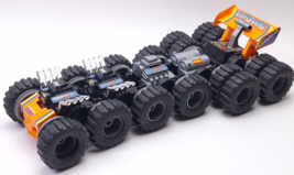 VINTAGE 1986 TOMY RAD RIG MAD MASHER 16 WHEEL MONSTER MACHINE UNTESTED - $1,079.06 MXN