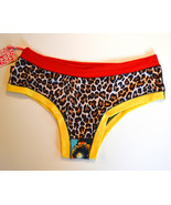 T. Santiago Athletic Activewear Stretch Boy Short Panties - Animal Print - £23.13 GBP