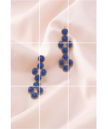 stella &amp; dot  Statement Chandelier Earrings Sardinia, Cobalt Blue - £30.67 GBP