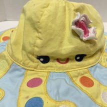 Gymboree Infant Baby Octopus Sun Bucket Hat Chin Strap 12 to 24 months - $12.60