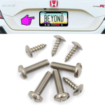 License Plate Screws Compatible with Honda-Acura Stainless Steel Bolts - £5.87 GBP