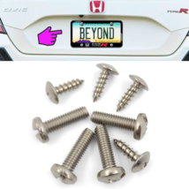 License Plate Screws Compatible with Honda-Acura Stainless Steel Bolts - £5.68 GBP