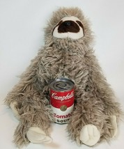 Wild Republic K&amp;M Three Toed Sloth Plush Stuffed Animal Toy Furry Shaggy Scruffy - £8.66 GBP