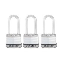 Master Lock Pack of 3 identical 45mm high security keyed padlocks  - £69.14 GBP