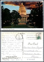 CALIFORNIA Postcard - Sacramento, State Capitol at Sundown FO - £2.36 GBP