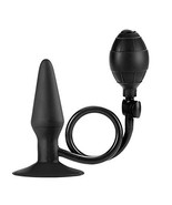 Colt Medium Pumper Plug Silicone Inflatable Butt Plug Black - $49.15 CAD