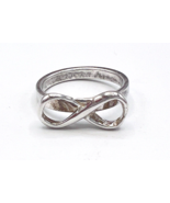 Vintage Handcrafted Sterling Silver Infinity Band Ring Size 3 - $32.59 CAD