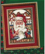 Christmas Santa&#39;s List Sampler Skaters Album Toy Wreath Cross Stitch Pat... - £9.50 GBP
