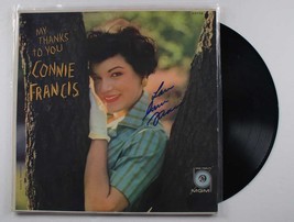 Connie Francis Signed Autographed &quot;My Thanks To You&quot; Record Album - £31.96 GBP