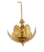 Hallmark 2004 Club Exclusive Hidden Wishes Filigree Angels Ornament QXZ4001 - $11.40