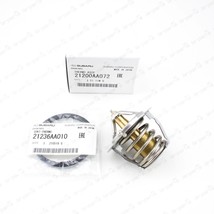 GENUINE SUBARU THERMOSTAT &amp; GASKET OUTBACK FORESTER IMPREZA WRX STI 2120... - $26.56