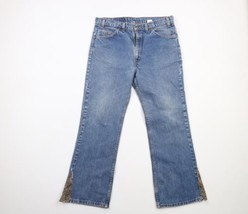 Vintage 90s Levis 517 Orange Tab Mens 38x30 Distressed Flared Denim Jeans USA - £87.03 GBP