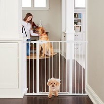 North States Extra Tall &amp; Wide Walk Thru Easypass Pet Gate With Patented... - $81.99