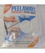 Peelaways Disposable Fitted Sheets Fits TWIN XL Size Mattress Contains 5... - $22.76