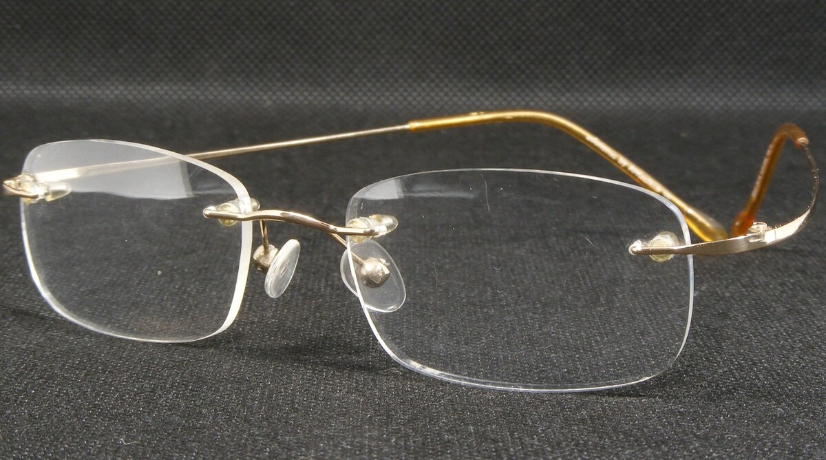 Economico Di ARGENTA 2414 002 Oro Unico Raro Occhiali 49-18-136mm - $76.60