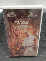 The Agony and the Ecstasy (VHS, 1995) Charlton Heston - £4.85 GBP