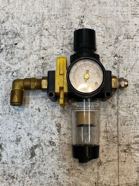 Master Pneumatic Detroit Regulator CFR10 ADJ Range 000-100 PSI 125F Max ... - $61.74