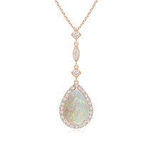 Authenticity Guarantee

ANGARA 1.33 Ct Opal Teardrop Pendant Necklace with Di... - $899.10