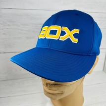 Box Logo Number 8 Fitted M L Baseball Hat Cap 3D Richardson Pulse Flexfit - $29.99