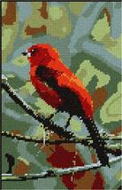 Pepita Needlepoint kit: Scarlet Tanager, 7&quot; x 10&quot; - £40.30 GBP+