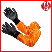 Heavy-Duty Chemical Resistant Gloves - reusable, S-XXL, Ultimate Hand Pr... - $35.63