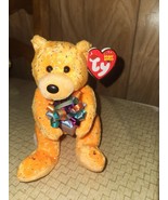 TY Beanie Baby HAPPY BIRTHDAY the Bear 7&quot; With Tush And Hang Tag - $40.32 CAD