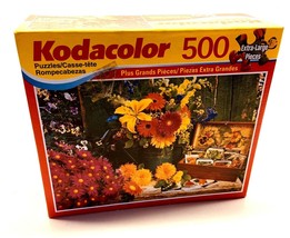 Kodacolor Puzzle 500 Piece Jigsaw  18 15/16 x 26 3/4 inches NIB Flowers - $12.79