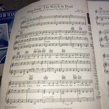 Vintage 1939 Sheet Music &quot;Ding Dong! The Witch Is Dead&quot; from &quot;Wizard of OZ&quot; - £7.59 GBP