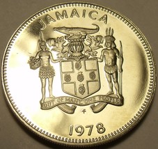 Rare Proof Jamaica 1978 10 Cents~Only 6,058 Minted~Butterfly~Free Shipping - £5.08 GBP