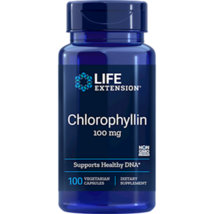NEW Life Extension Chlorophyllin 100 Mg Non-GMO 100 Vegetarian Capsules - £21.74 GBP