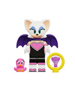 Rouge The Bat Sonic The Hedgehog 3 Movie Blocks Minifigures - $4.07