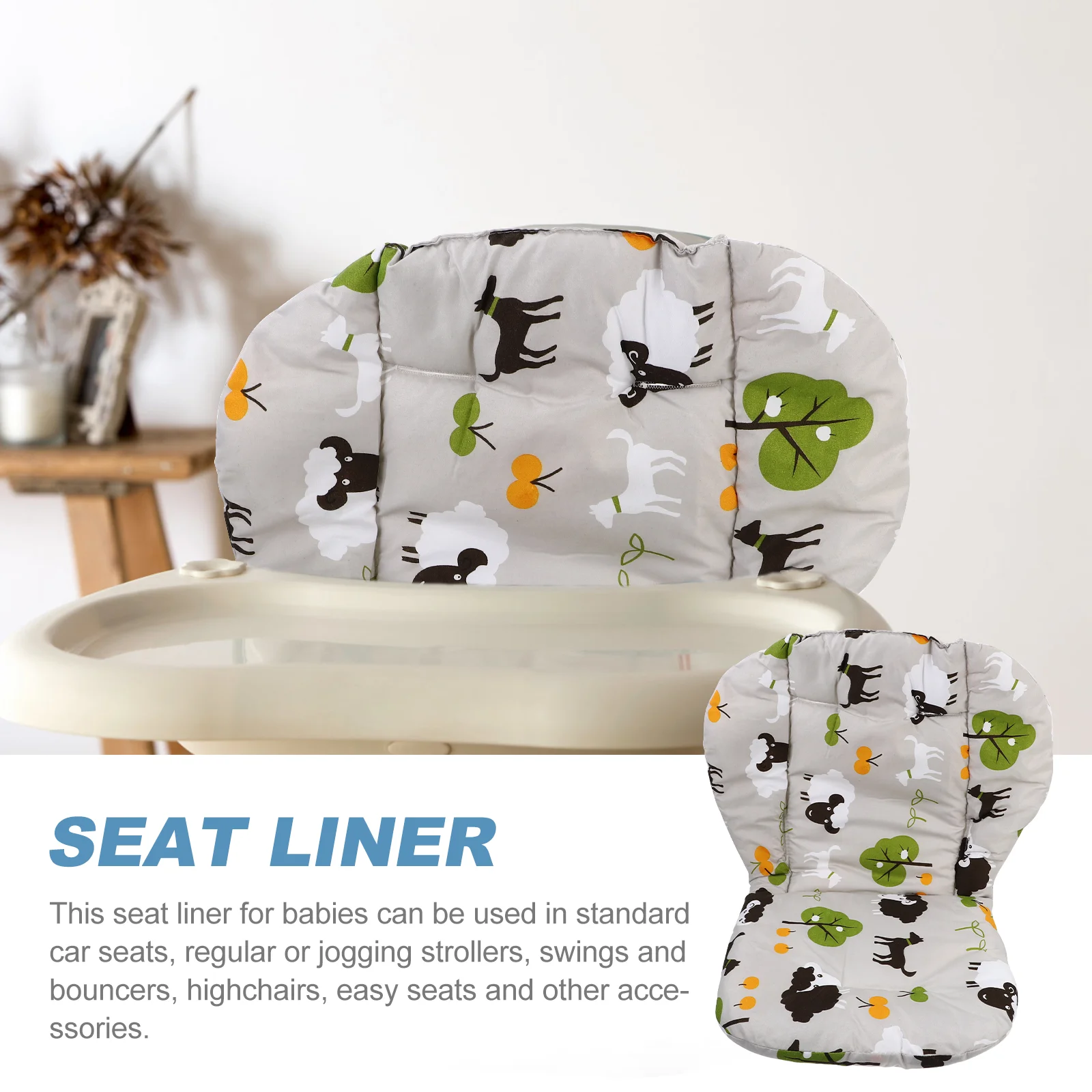 Play Baby Stroller Liner Support Pad Cushion Head Newborn Infant Insert Protecto - £23.32 GBP