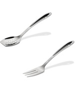 All-Clad T231 Stainless Steel Cook Serving Fork W/Slotted Spoon - 10 inch - $95.88 CAD