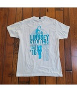 LINDSEY STIRLING Brave Enough Tour Shirt Adult L White Music Concert Tee... - £13.10 GBP