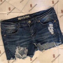 Machine Jeans distressed cutoff shorts - $26.09