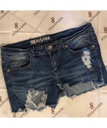Machine Jeans distressed cutoff shorts - $561.39 MXN