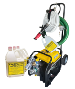 Pool Fire Pump and Hose System with Standup Cart Barricade Fire Gel Package - $3,350.00