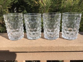Fostoria American Tumblers 4 1/4 Elegant Depression Pattern Originated 1... - $32.00