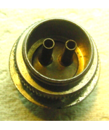 NOS Amphenol 2 Pin Male To 2 Pin Female Panel Jack Connector  #14 in mol... - €11,13 EUR