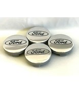 4Pcs, Ford Center Cap 54MM / 2.13&quot; Chrome Blue logo - Focus C-Max Fusion... - $500.42 MXN