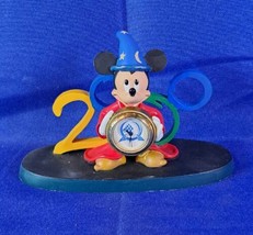 1999 Cast Holiday Celebration Walt Disney World Mickey Mouse Sorcerer 2000 Clock - £14.66 GBP