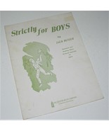 STRICTLY FOR BOYS ~ 1972 SHEET MUSIC BOOK  ~ RETRO &#39;70&#39;s ~ Hot Rods Tree... - $17.58 CAD