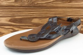 Cobb Hill Size 10 M Silver Slingback Synthetic Women Sandal Shoes - £15.75 GBP