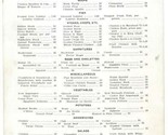 The Cayuga Grill Restaurant Menu Auburn New York 1930&#39;s Chief Cayuga - $59.55