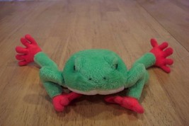 K&amp;M BRIGHT GREEN TREE FROG 11&quot; Plush Stuffed Animal - £12.00 GBP