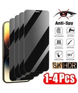 4+4 Pack Protector de Pantalla Privacidad Vidrio Templado para iPhone 14... - $8.13 CAD+